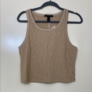 FOREVER 21 Tan Sleeveless Women's Top